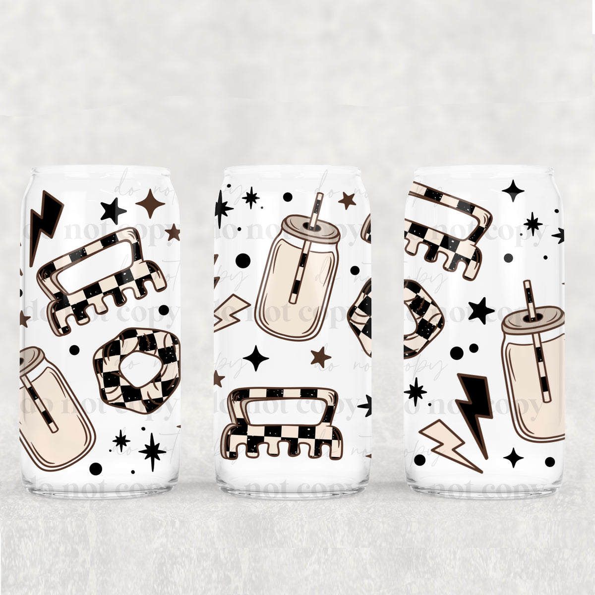1300 girly stuff with coffee (CSC) UV DTF WRAP
