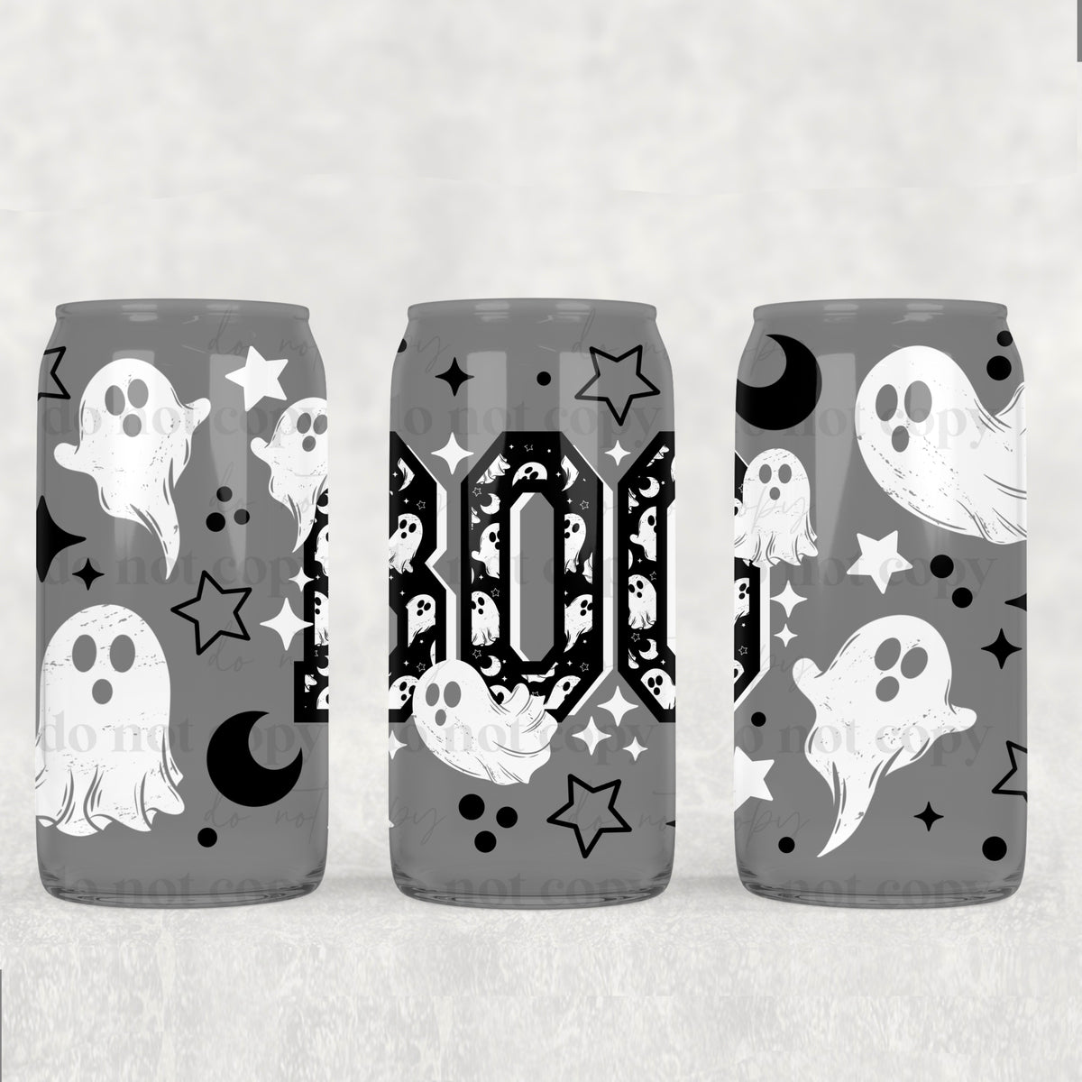 1313 boo ghost font (CSC) UV DTF WRAP