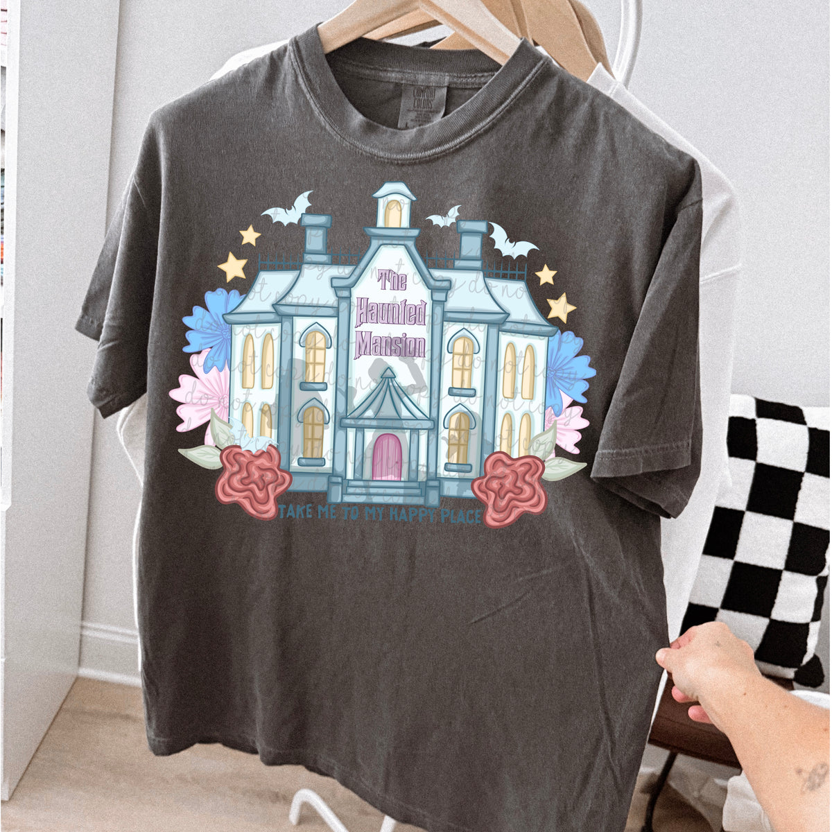 Take me to my happy place haunted mansion (MMD) DTF Transfer