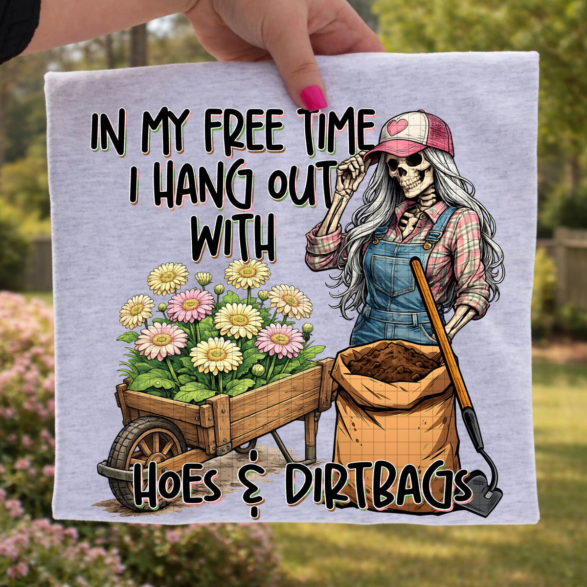 In my free time skelton (DD) DTF Transfer