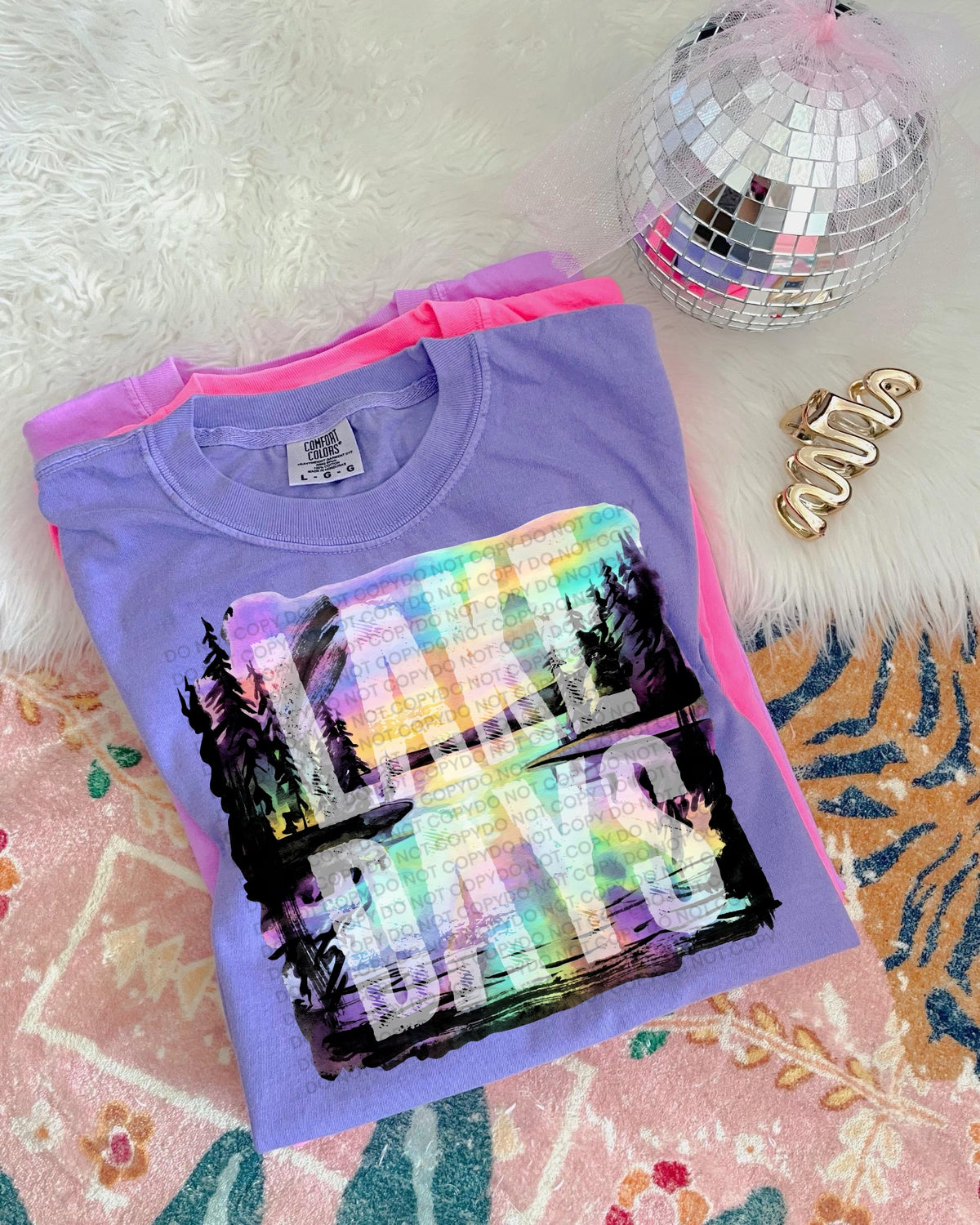 Lake days rainbow sky (SCG) DTF Transfer