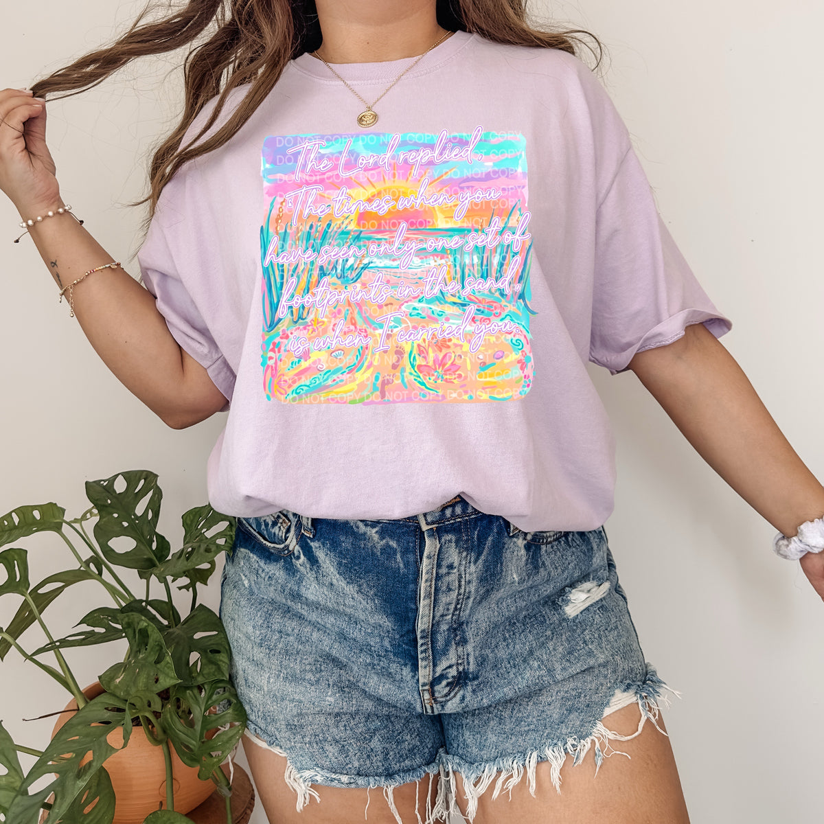 I will carry you pastel sky (SCG) DTF Transfer