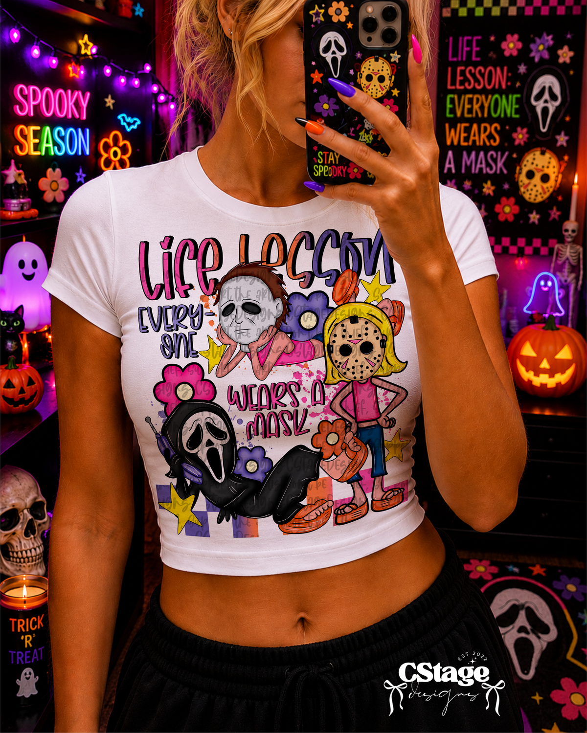 Life lesson horror (DD) DTF Transfer