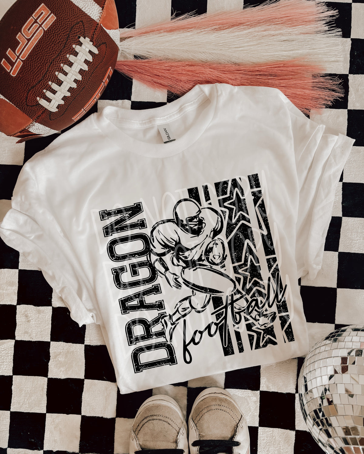 Dragon Football Black (PHDC) DTF Transfer