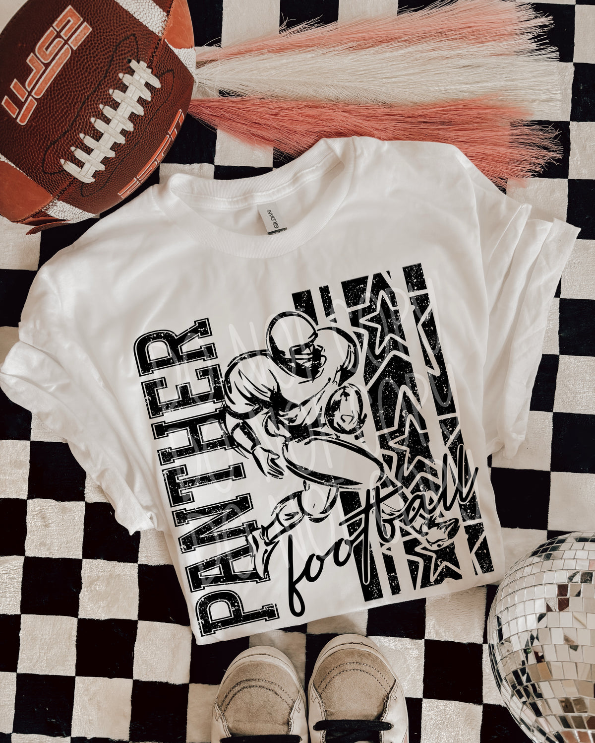 Panther Football Black (PHDC) DTF Transfer