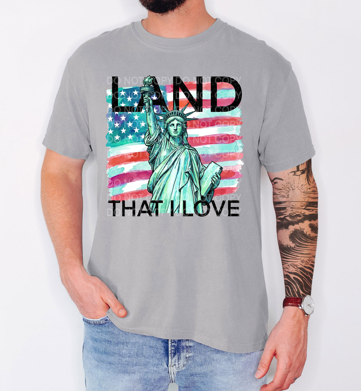 Land that I love BLACK (SCG) DTF Transfer