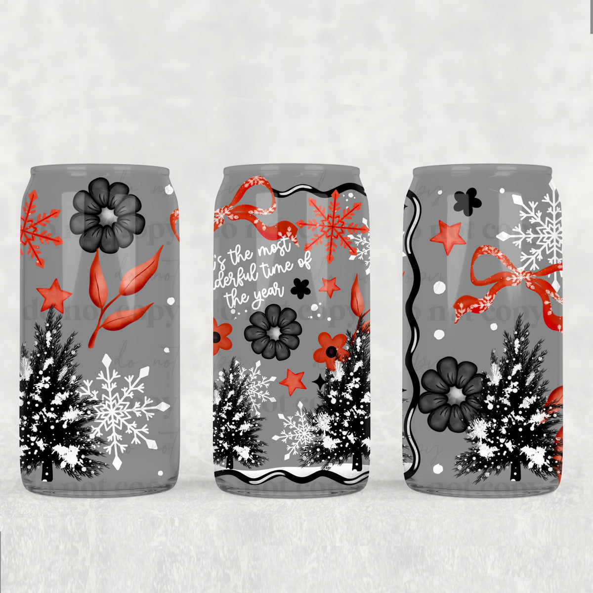 its the most wonderful time of the year 1370 (CSC) UV DTF WRAP