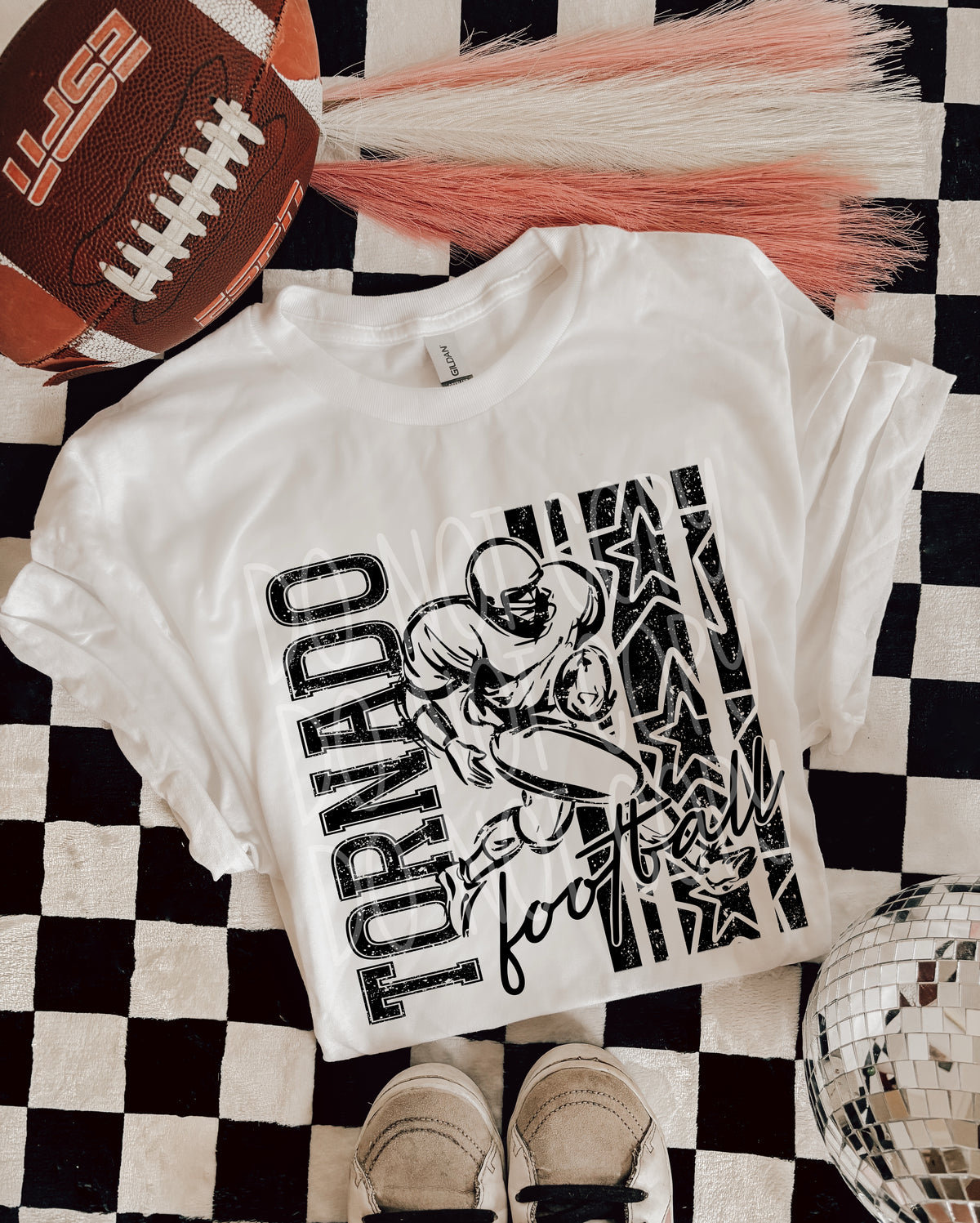 Tornado Football Black (PHDC) DTF Transfer