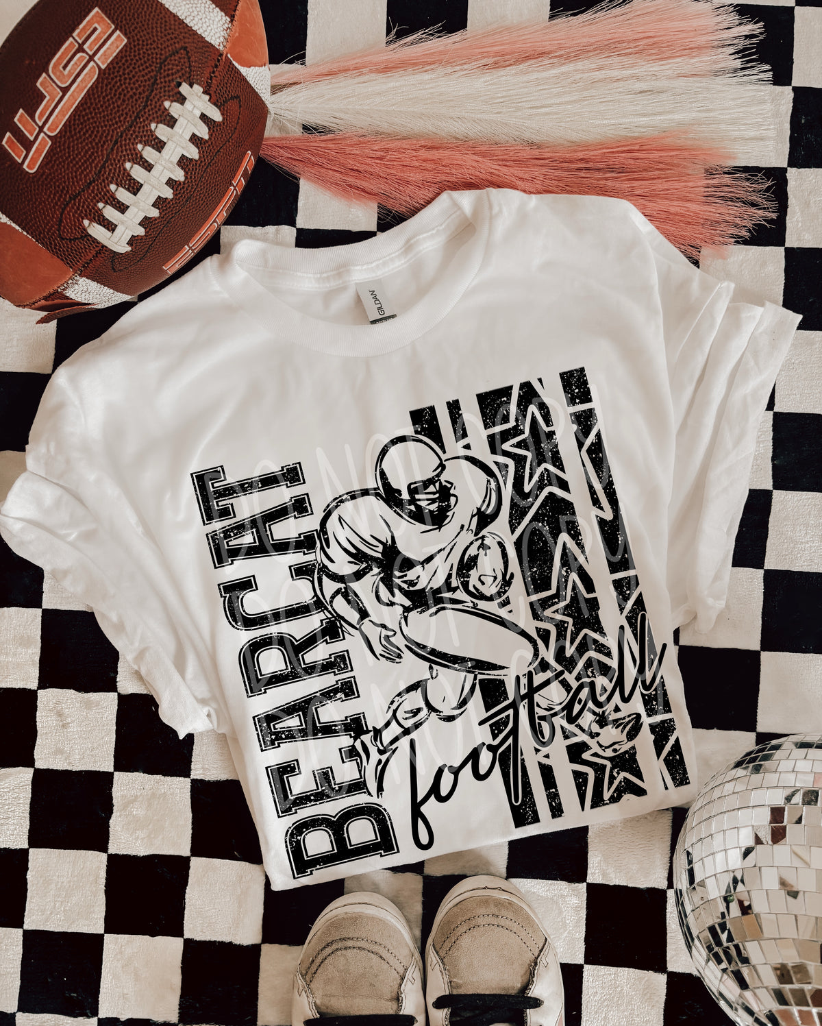 Bearcat Football Black (PHDC) DTF Transfer
