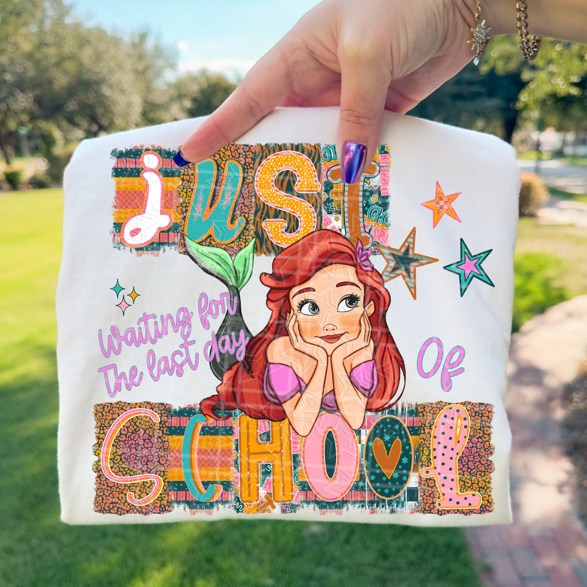 Mermaid just waiting for the last day of school (Virgo) DTF Transfer