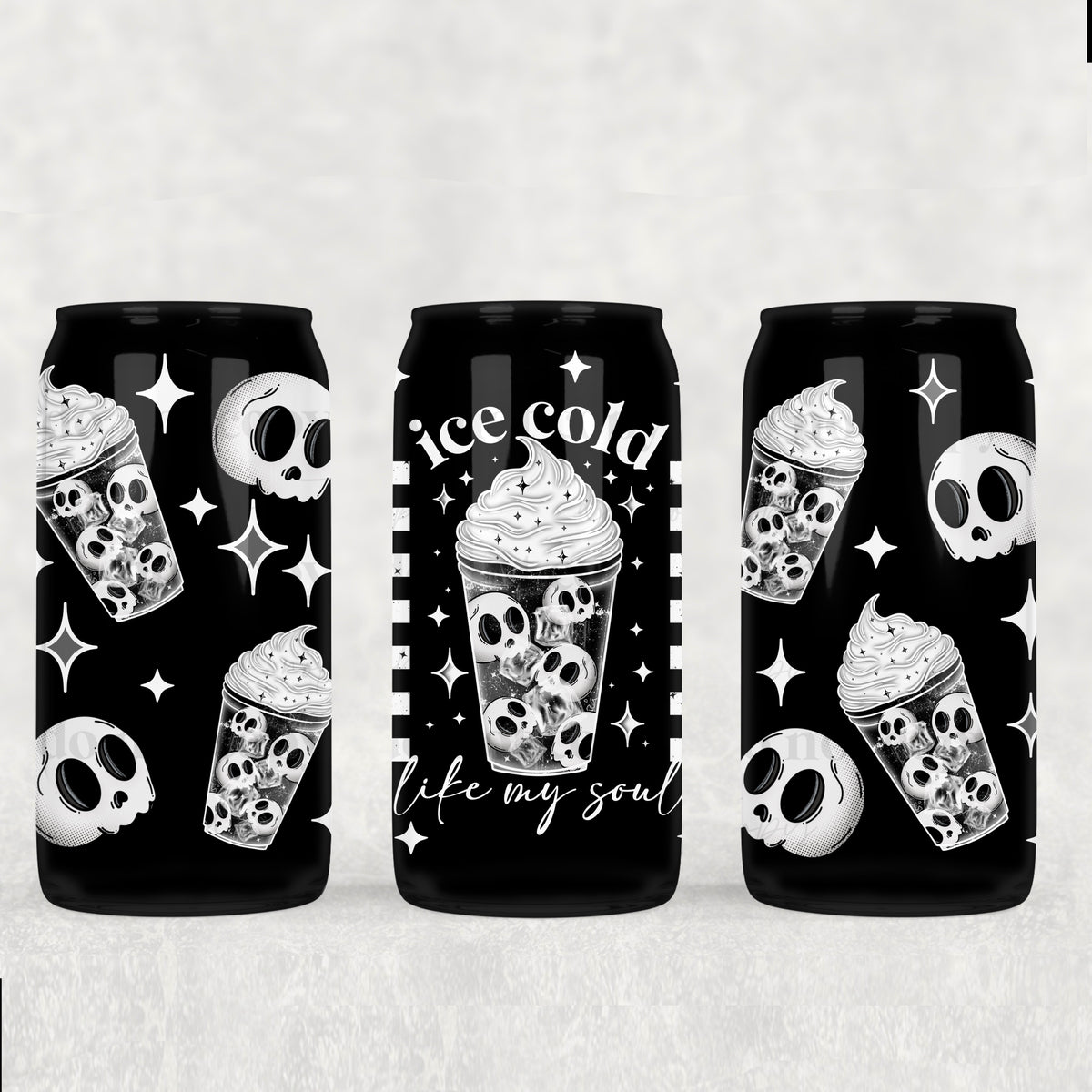 1495 ice cold like my soul WHITE (CSC) UV DTF WRAP