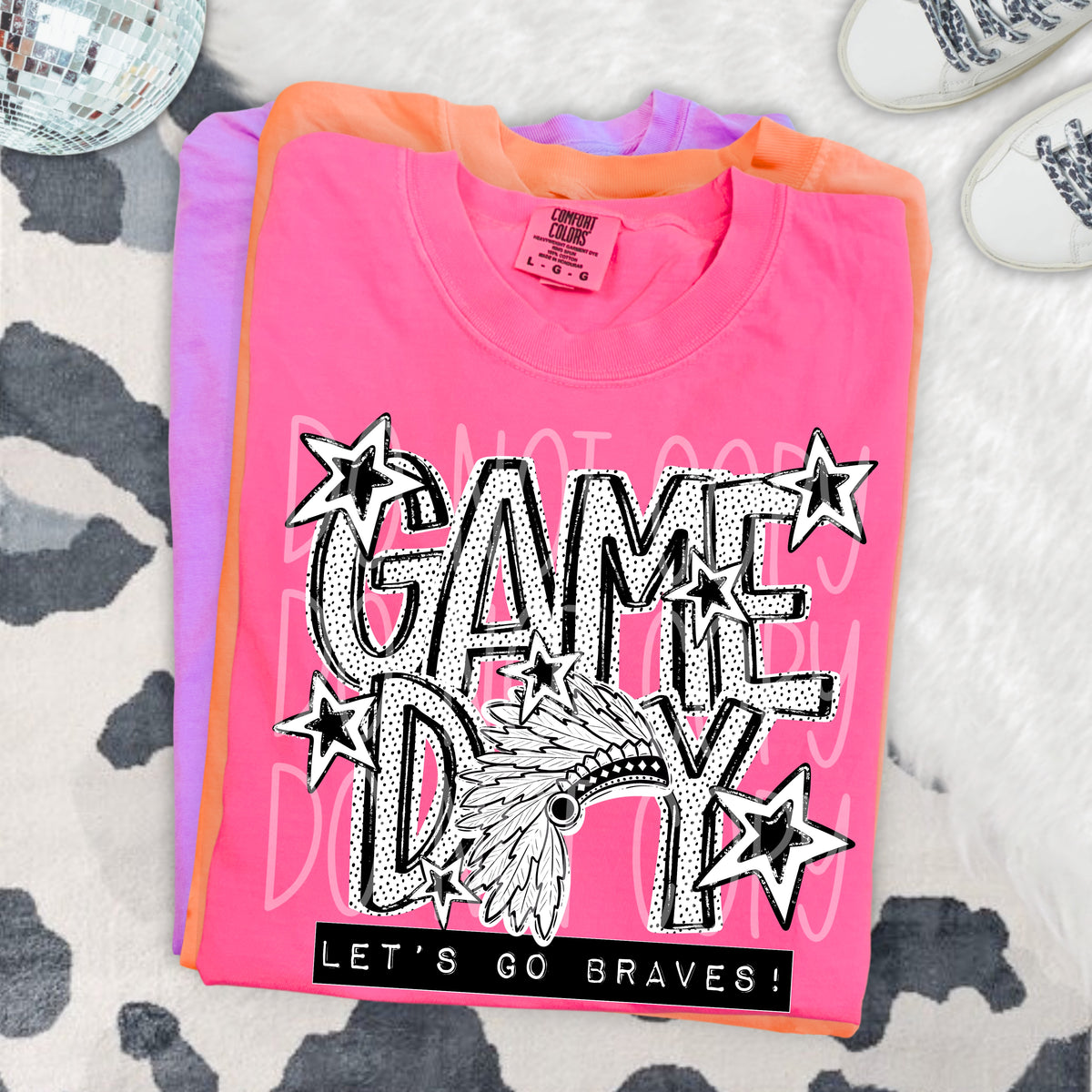 Game Day Let's Go Braves (PHDC) DTF Transfer