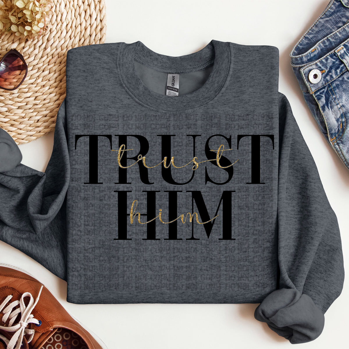 TRUST HIM (VP) DTF Transfer