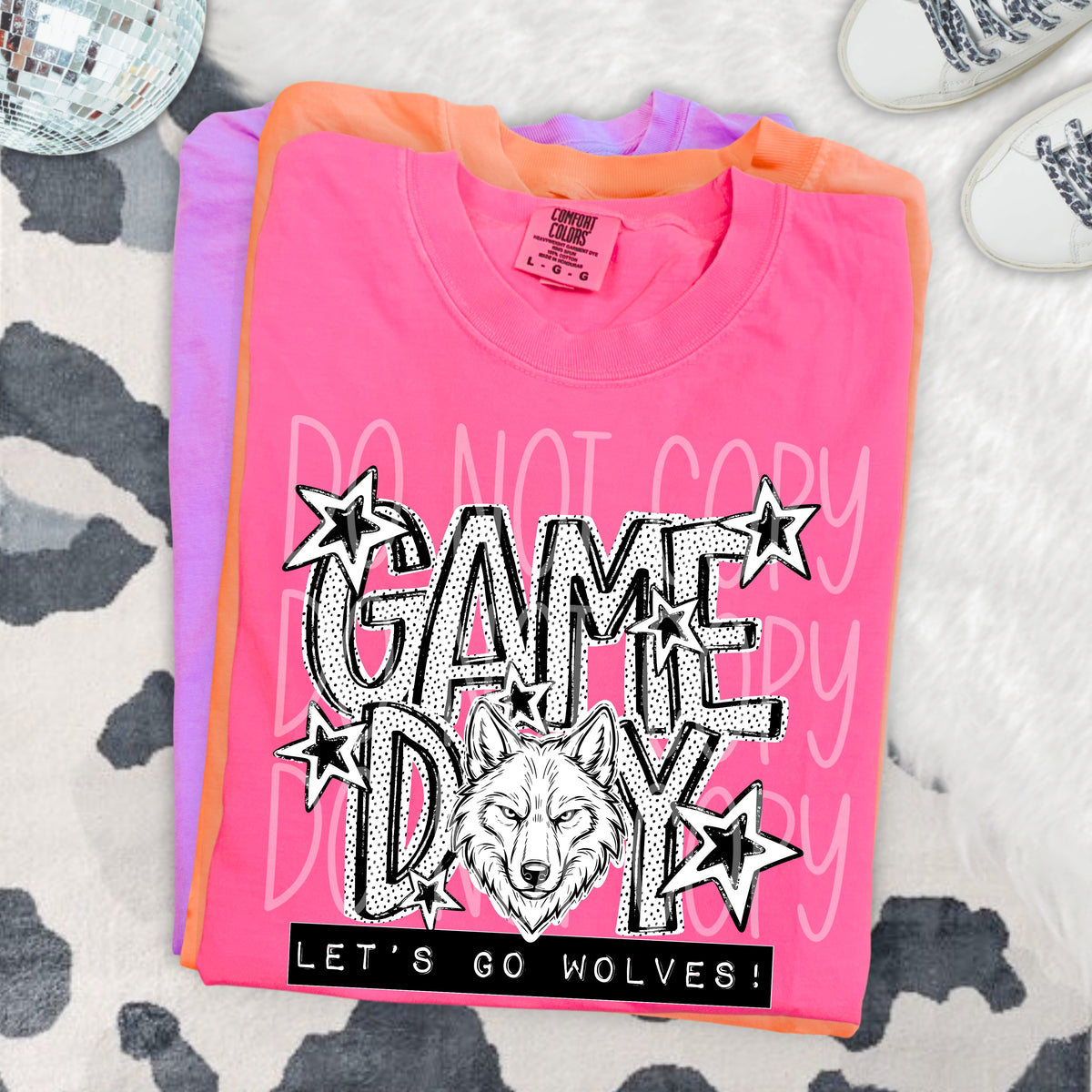 Game Day Let's Go Wolves (PHDC) DTF Transfer
