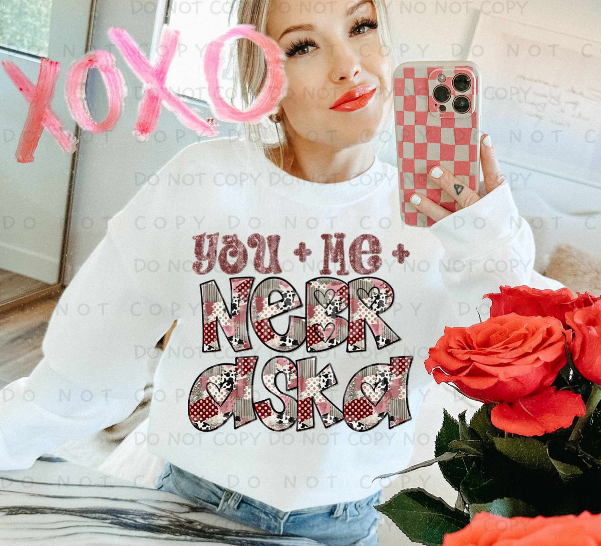 You + Me + Nebraska (Caplinger) 78007 DTF Transfer