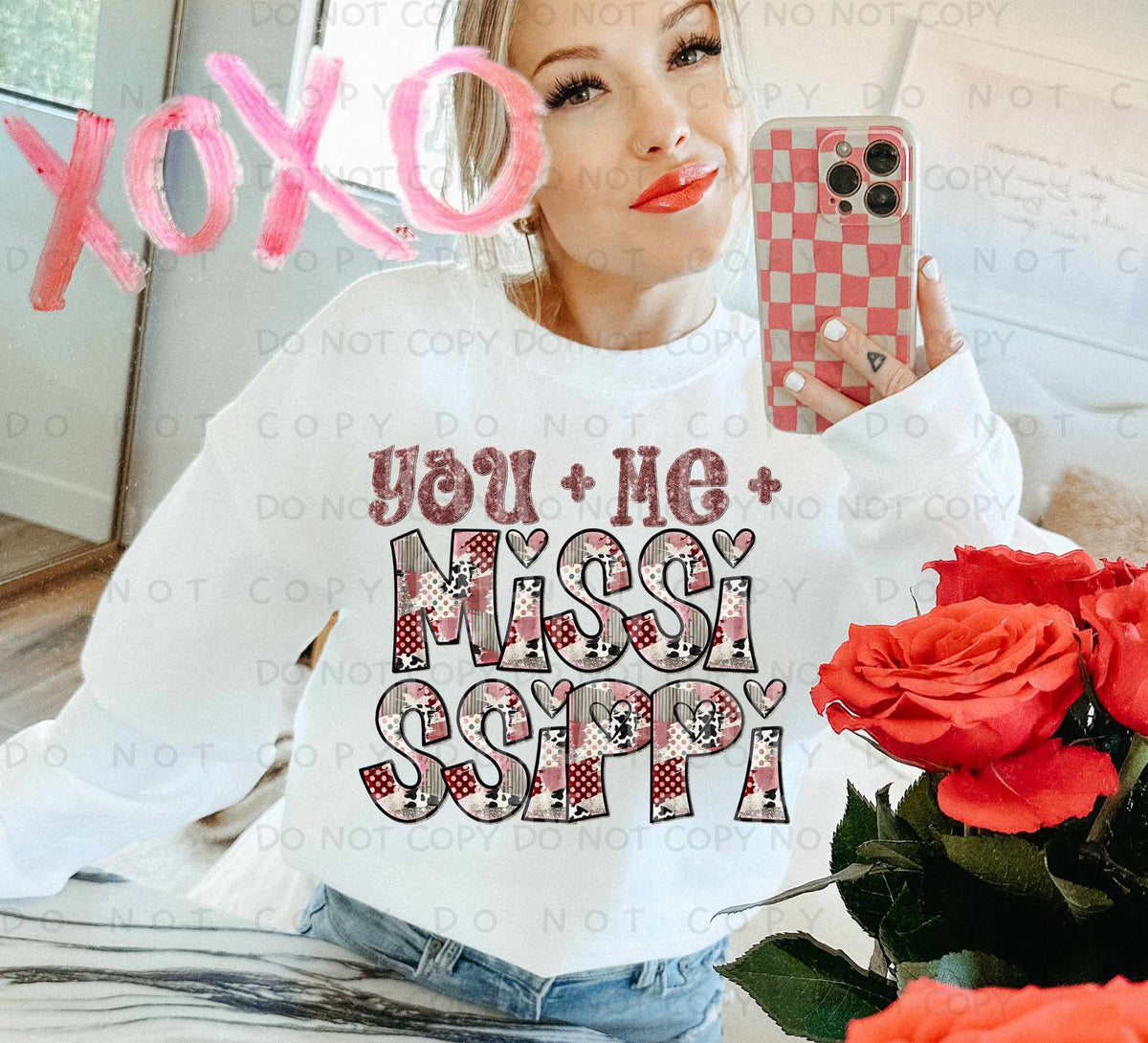 You + Me + Mississippi (Caplinger) 78008 DTF Transfer