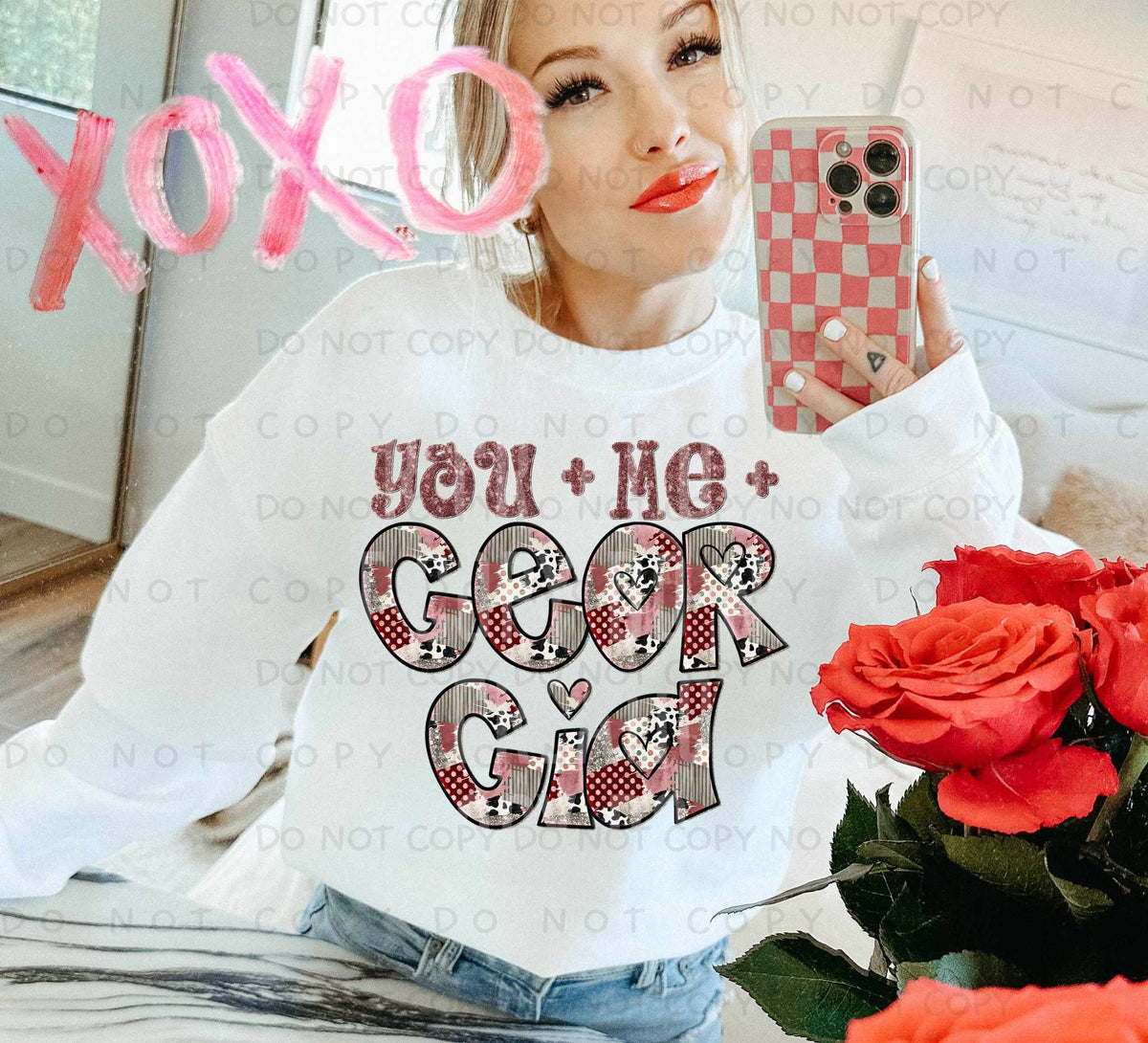 You + Me + Georgia (Caplinger) 78020 DTF Transfer