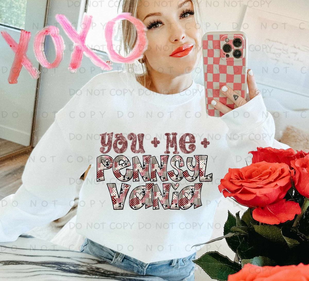 You + Me + Pennsylvania (Caplinger) 78025 DTF Transfer