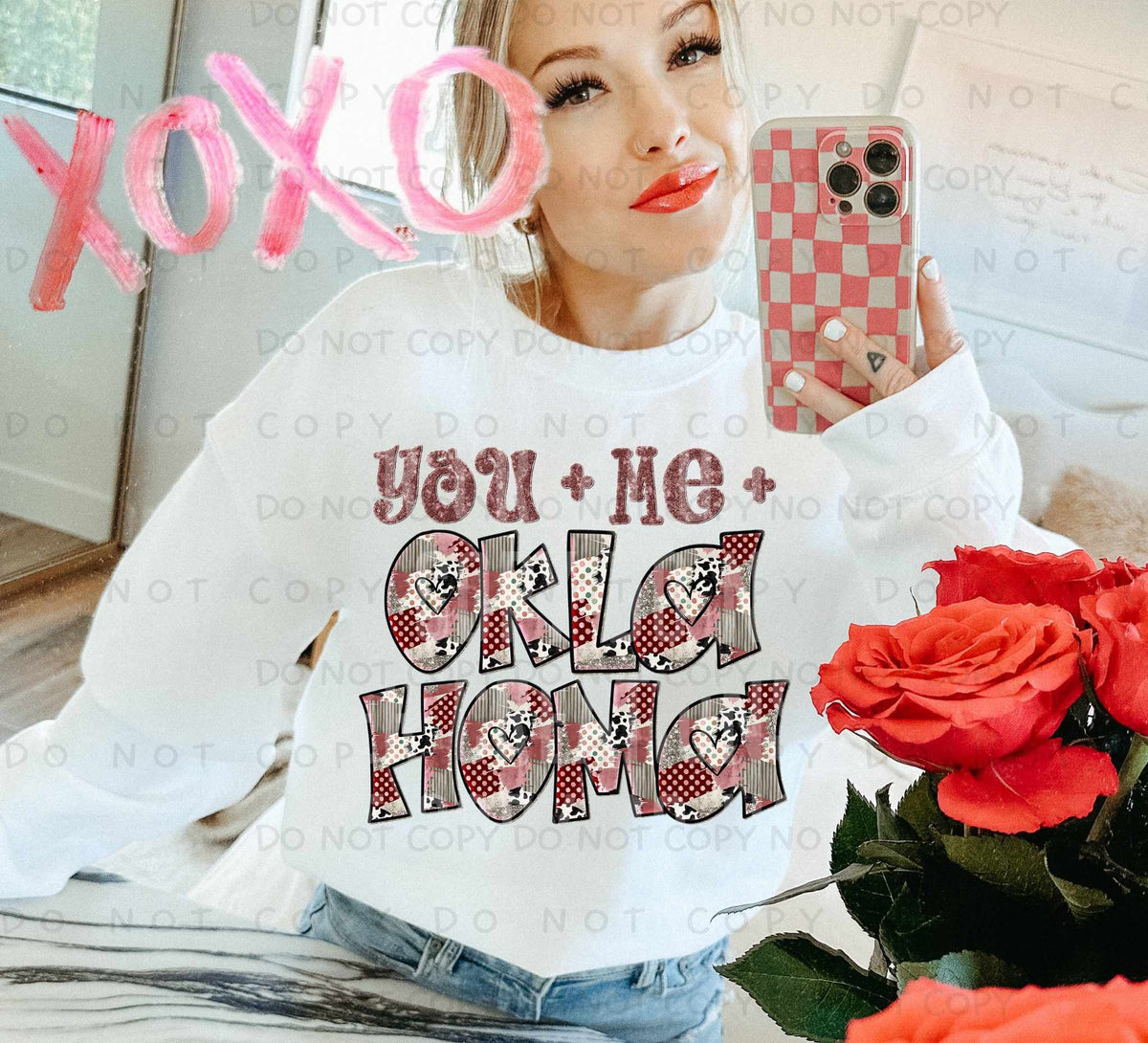 You + Me + Oklahoma (Caplinger) 78030 DTF Transfer