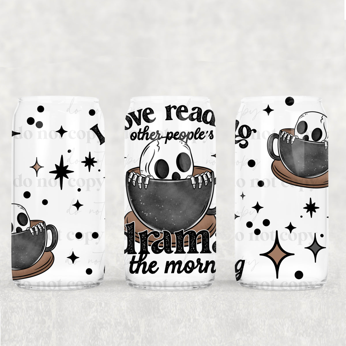 1575 reading other peoples drama (CSC) UV DTF WRAP