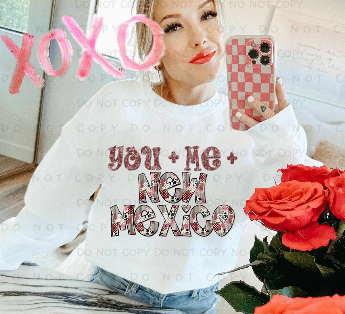 You + Me + New Mexico (Caplinger) 78038 DTF Transfer