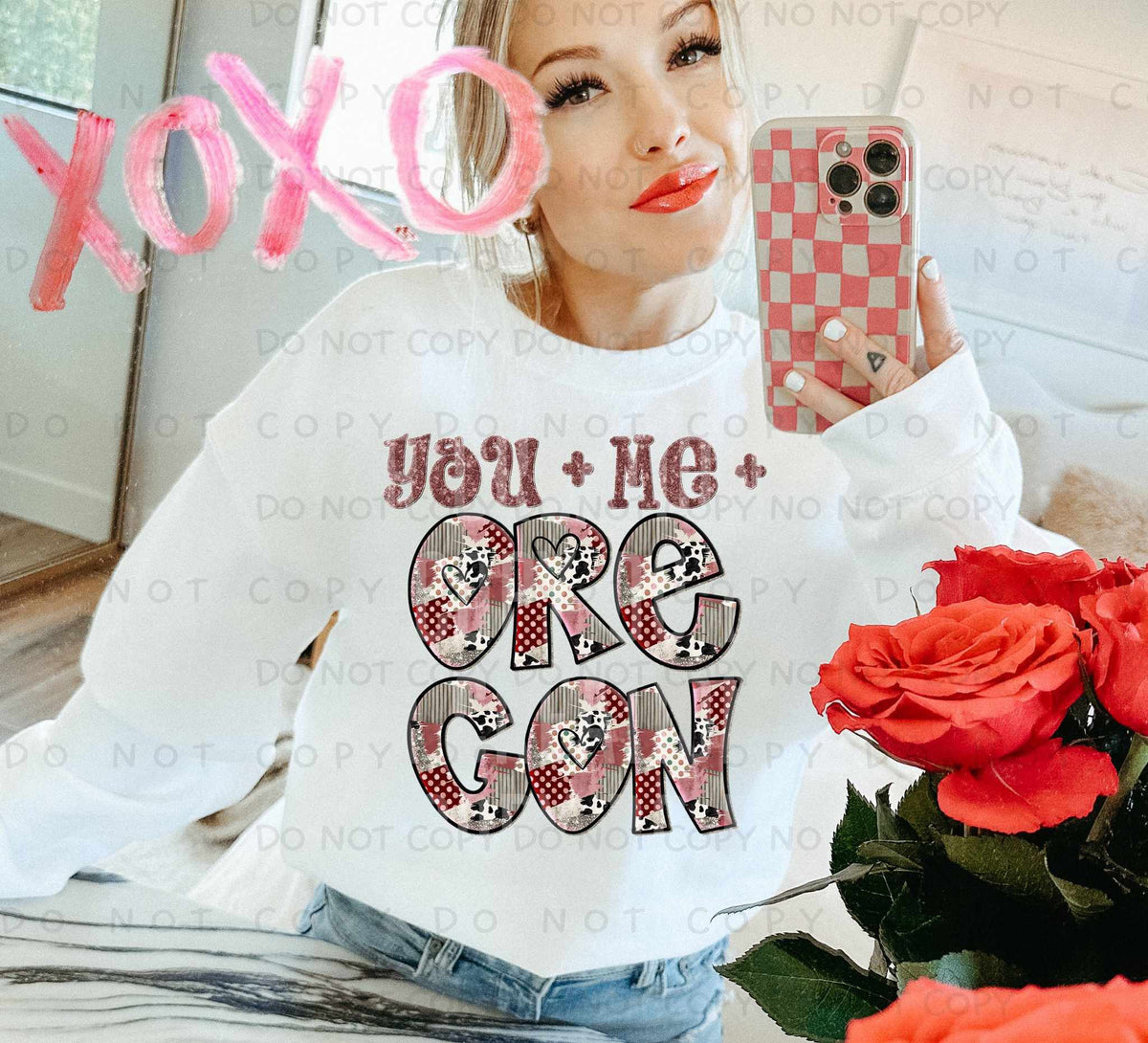 You + Me + Oregon (Caplinger) 78041 DTF Transfer