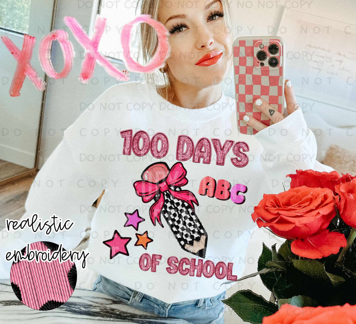 100 Days Of School ABC (Caplinger) 78045 DTF Transfer