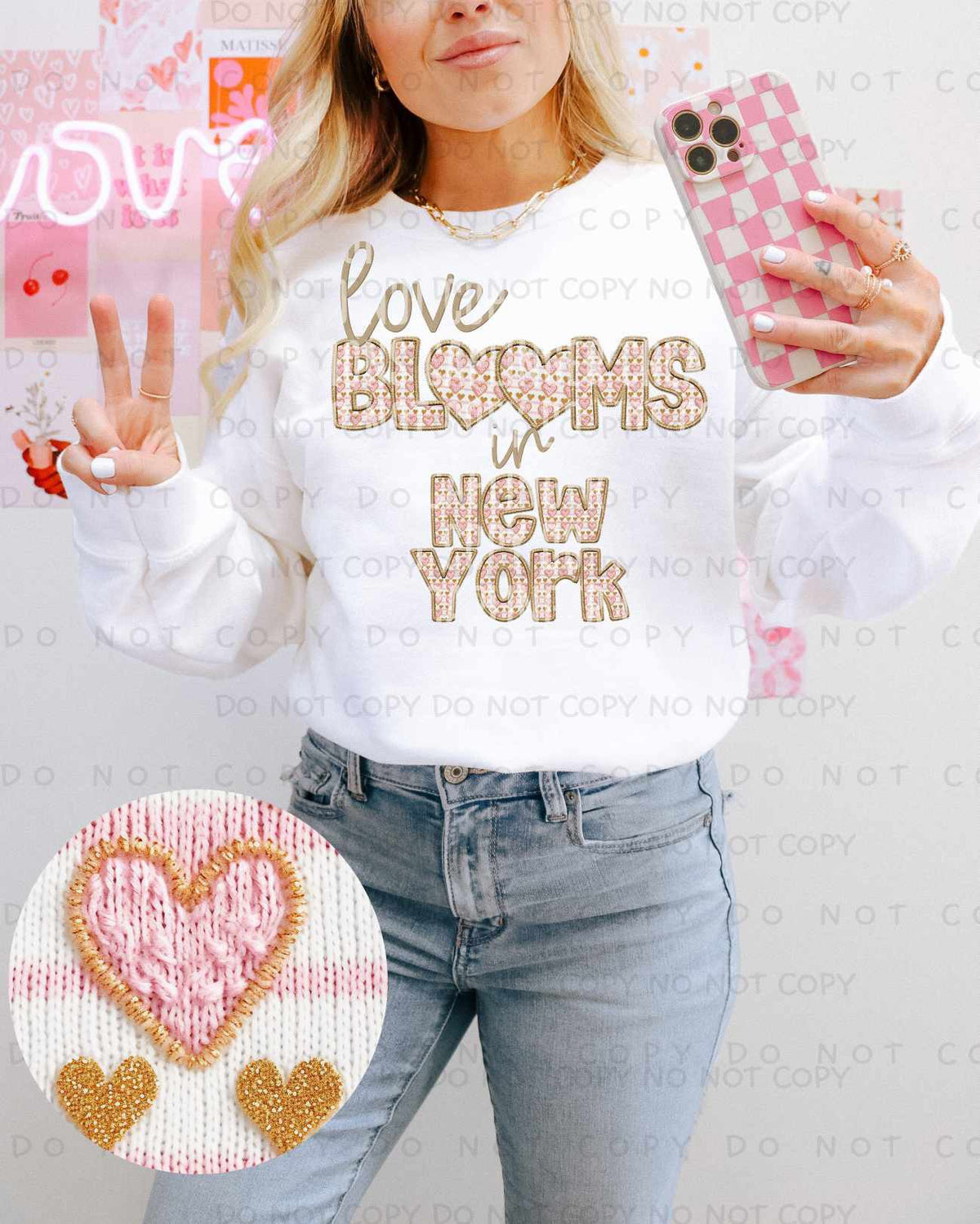 Love Blooms In New York (Caplinger) 78054 DTF Transfer
