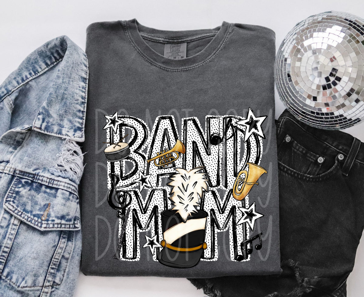 Band mom black (PHDC) DTF Transfer
