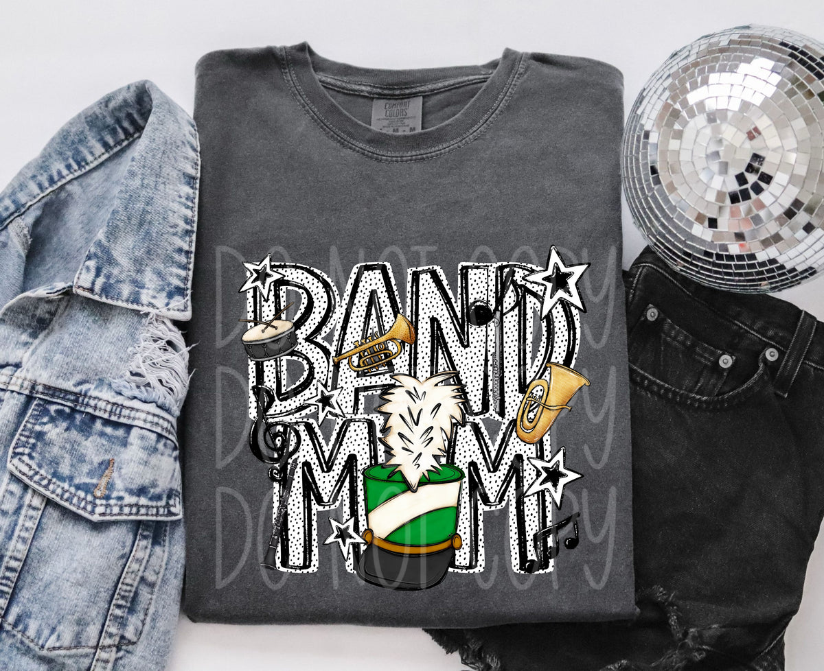 Band mom green (PHDC) DTF Transfer
