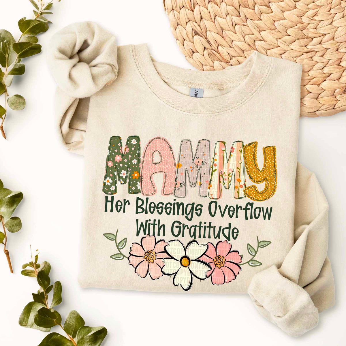 Mammy Her Blessings Overflow With Gratitude (SDD) 78087 DTF Transfer