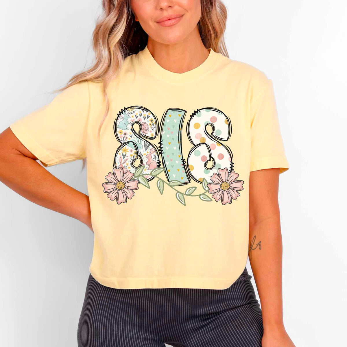 Sis With Flower (SDD) 78119 DTF Transfer