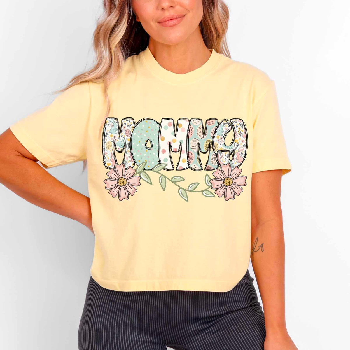 Mommy With Flower (SDD) 78120 DTF Transfer