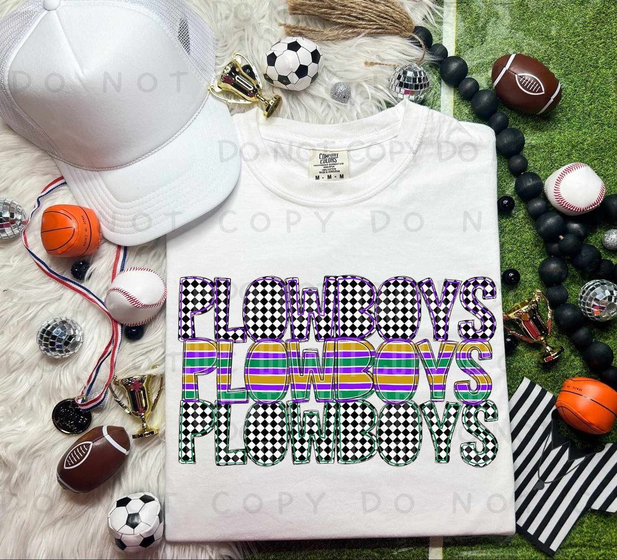 Plowboys St Patrick's Day Mascot Stacked 78140 DTF Transfer