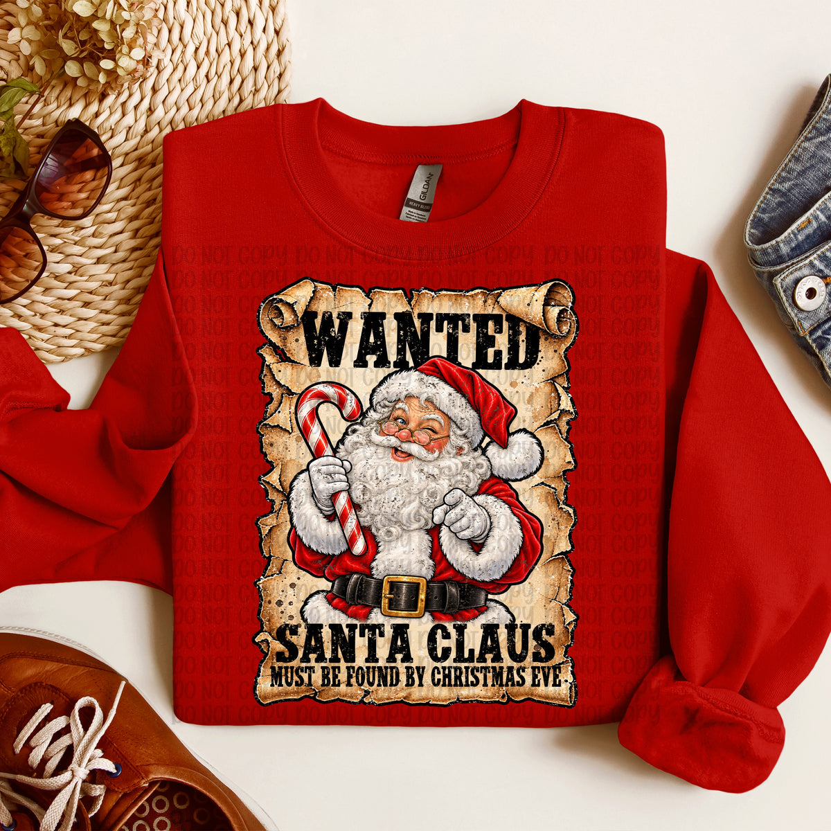 Wanted poster Santa Claus (VP) DTF Transfer