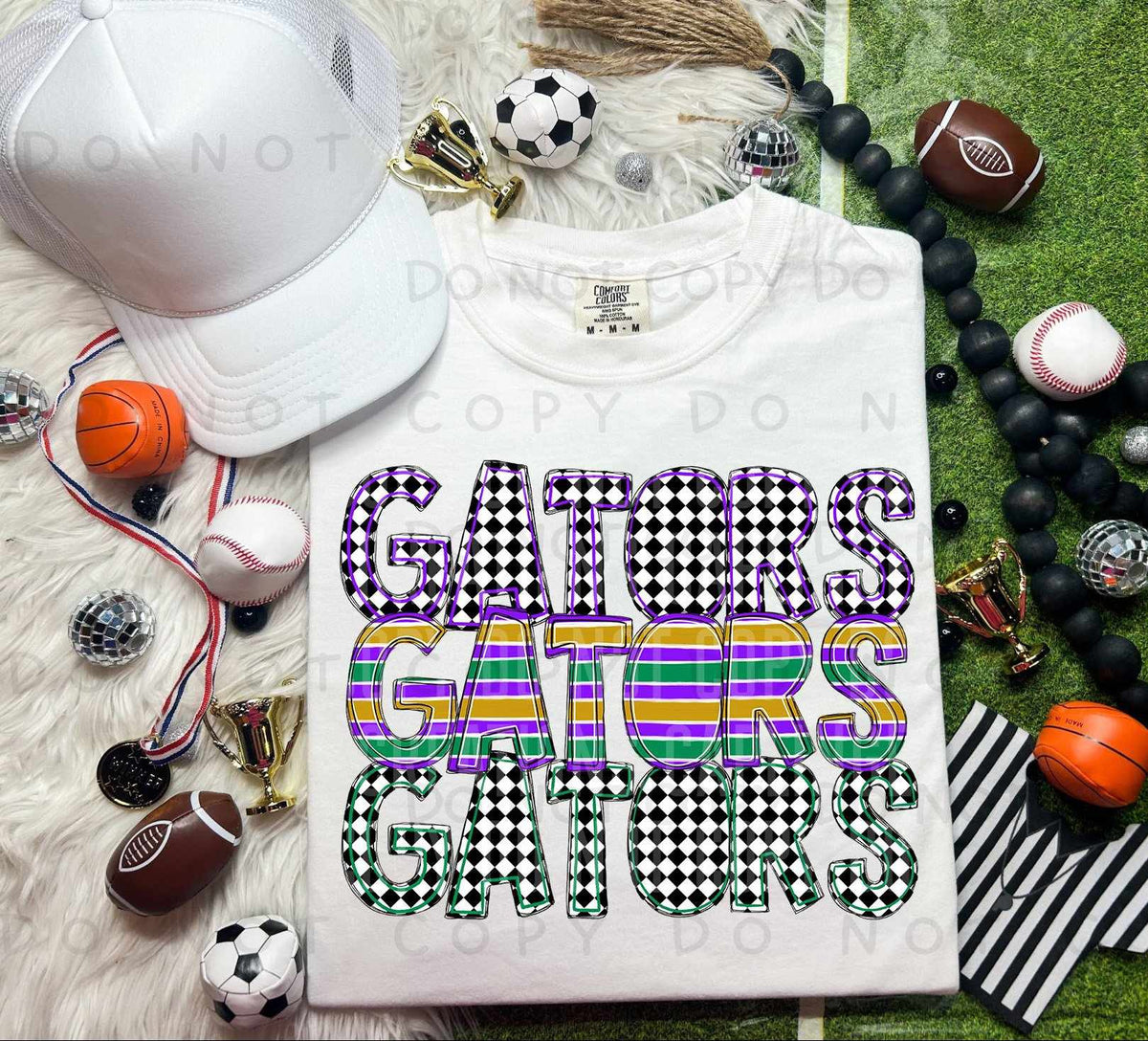 Gators St Patrick's Day Mascot Stacked 78188 DTF Transfer
