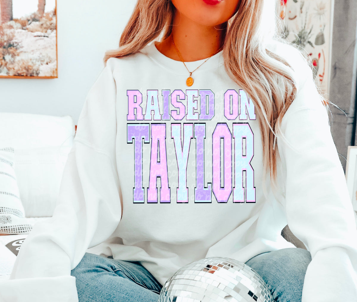 Raised on T DTF Transfer