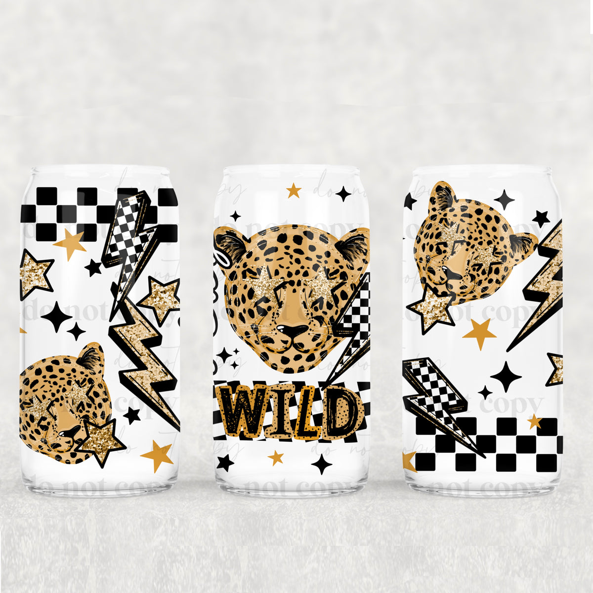 1866 wild with cheetah (CSC) UV DTF WRAP