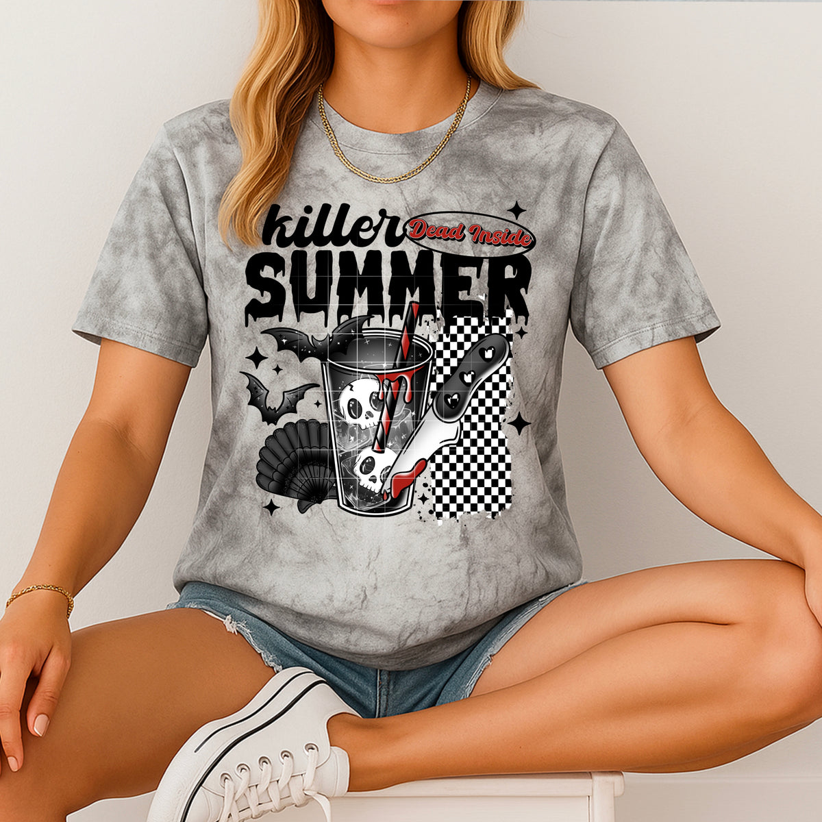 Killer summer black font (CSC) 106978 DTF transfer