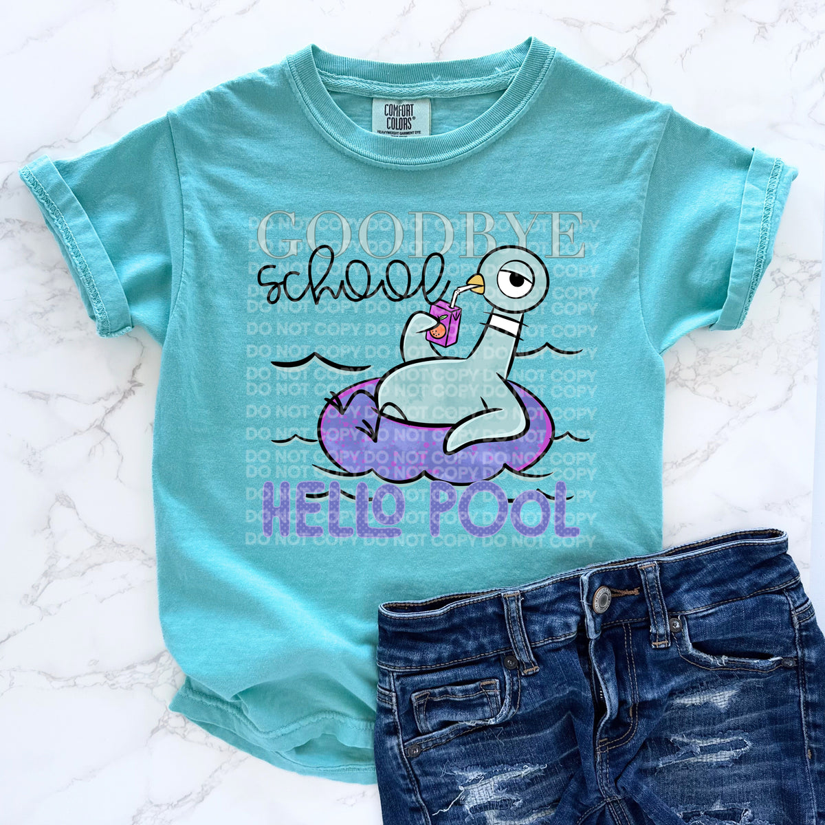 Goodbye school hello pool (SCG) DTF Transfer