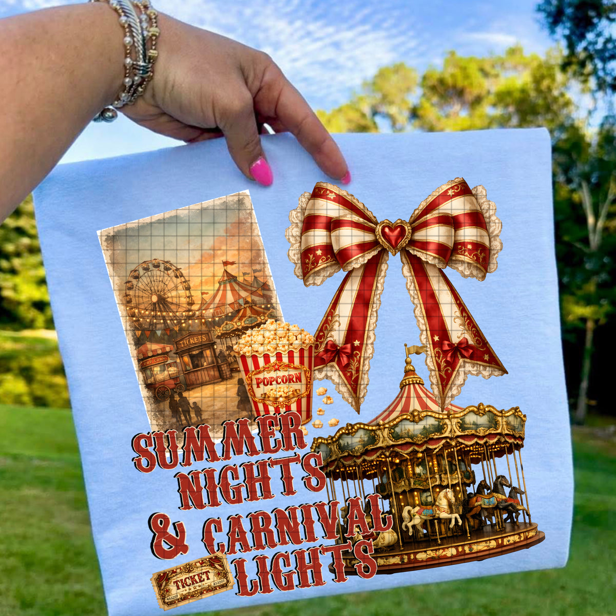 Summer nights & carnival lights (DD) DTF Transfer