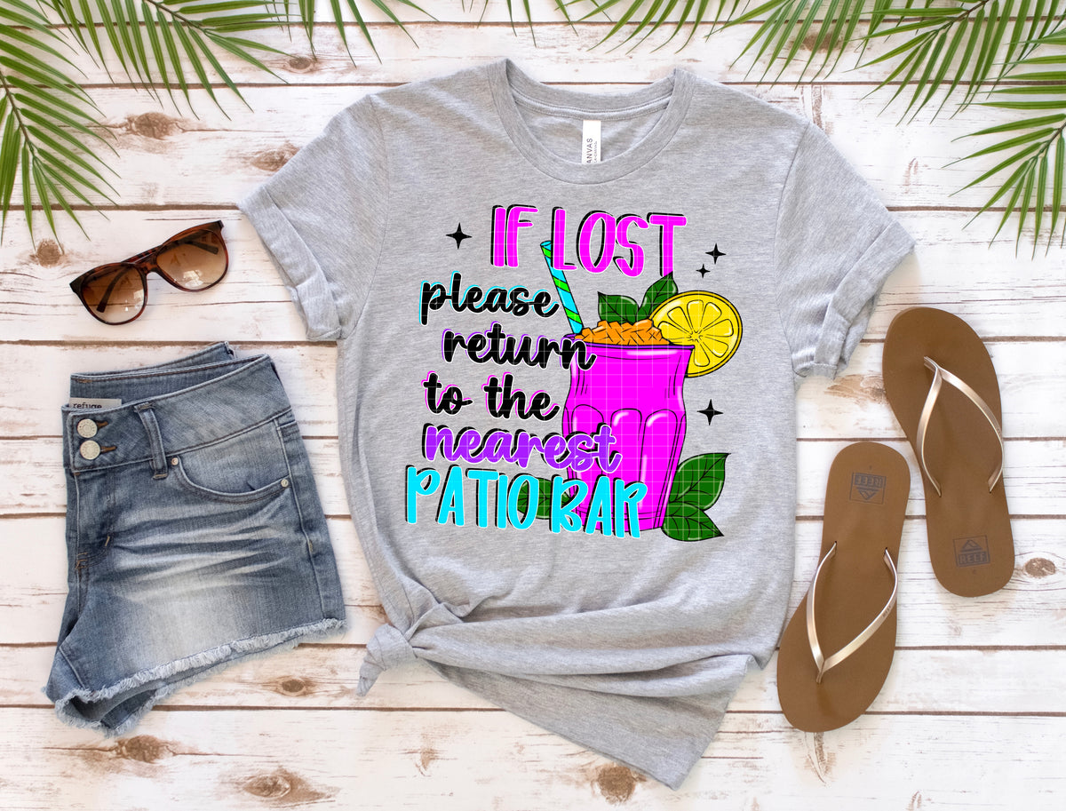 Return to the nearest patio bar (DD) DTF Transfer