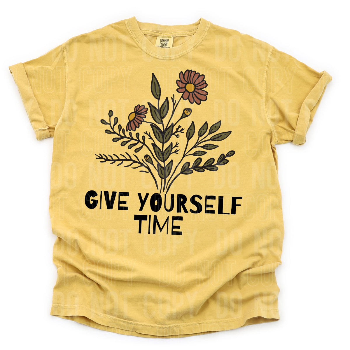 Give Yourself Time (Black) (SBB) 78246 DTF Transfer
