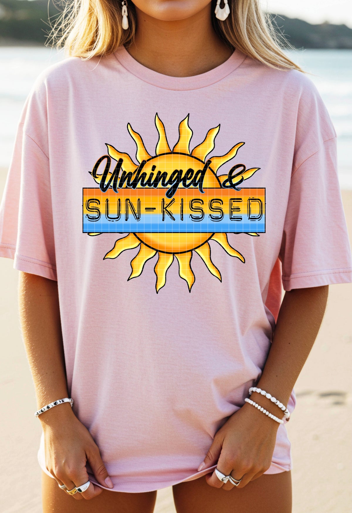 Unhinged & sun-kissed sun (DD) DTF Transfer