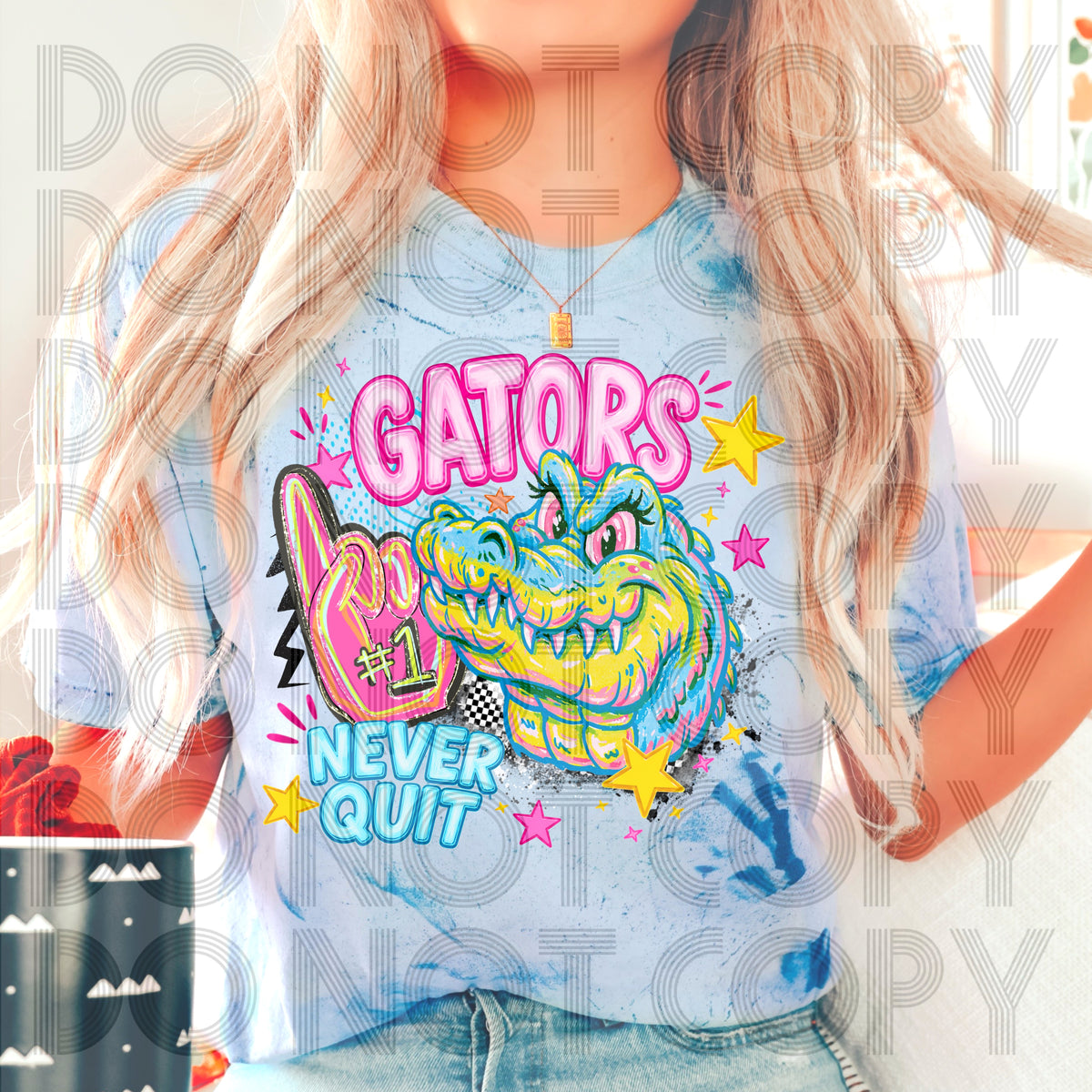 Gators Never Quit (Renewed) DTF Transfer