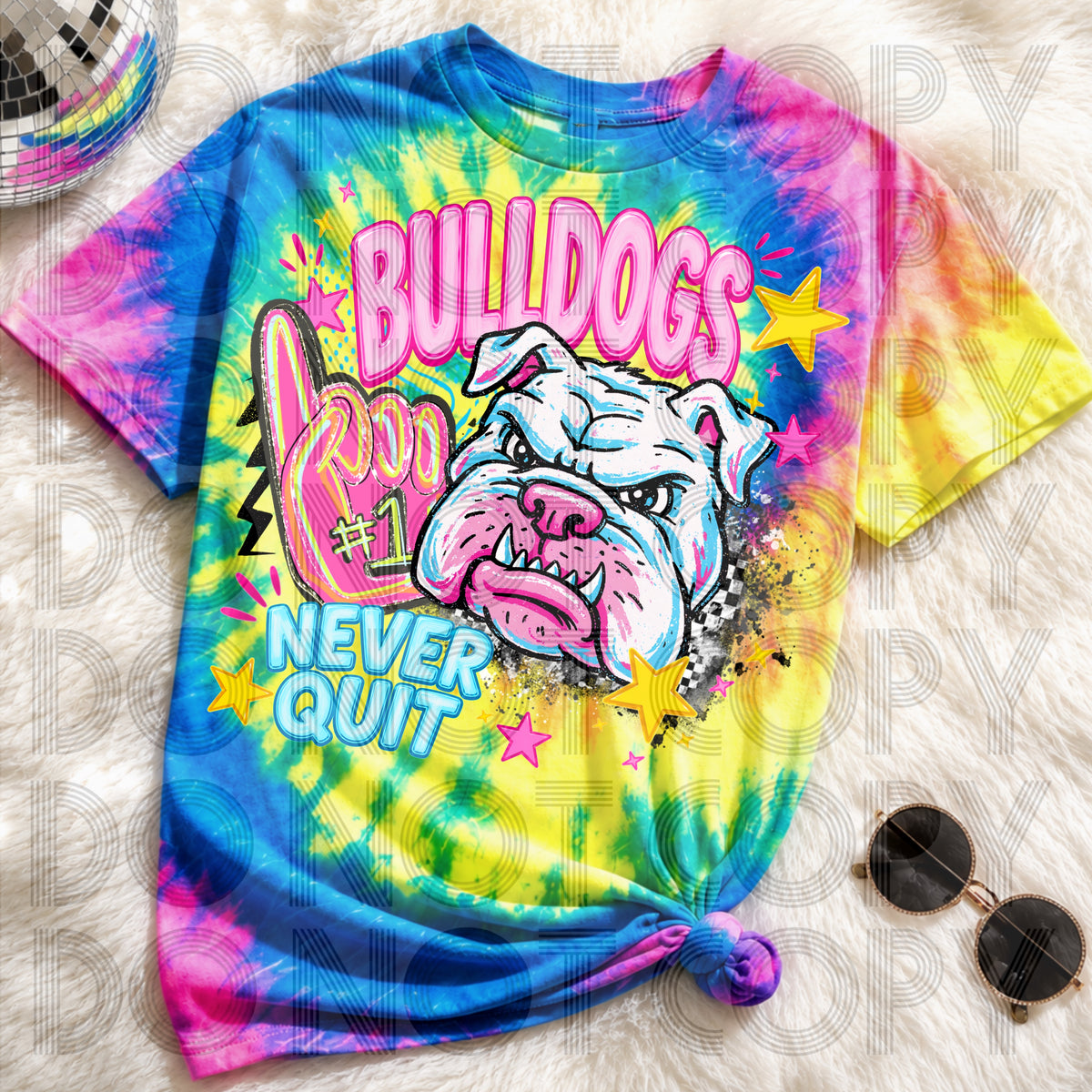 Bulldogs Never Quit (Renewed) DTF Transfer