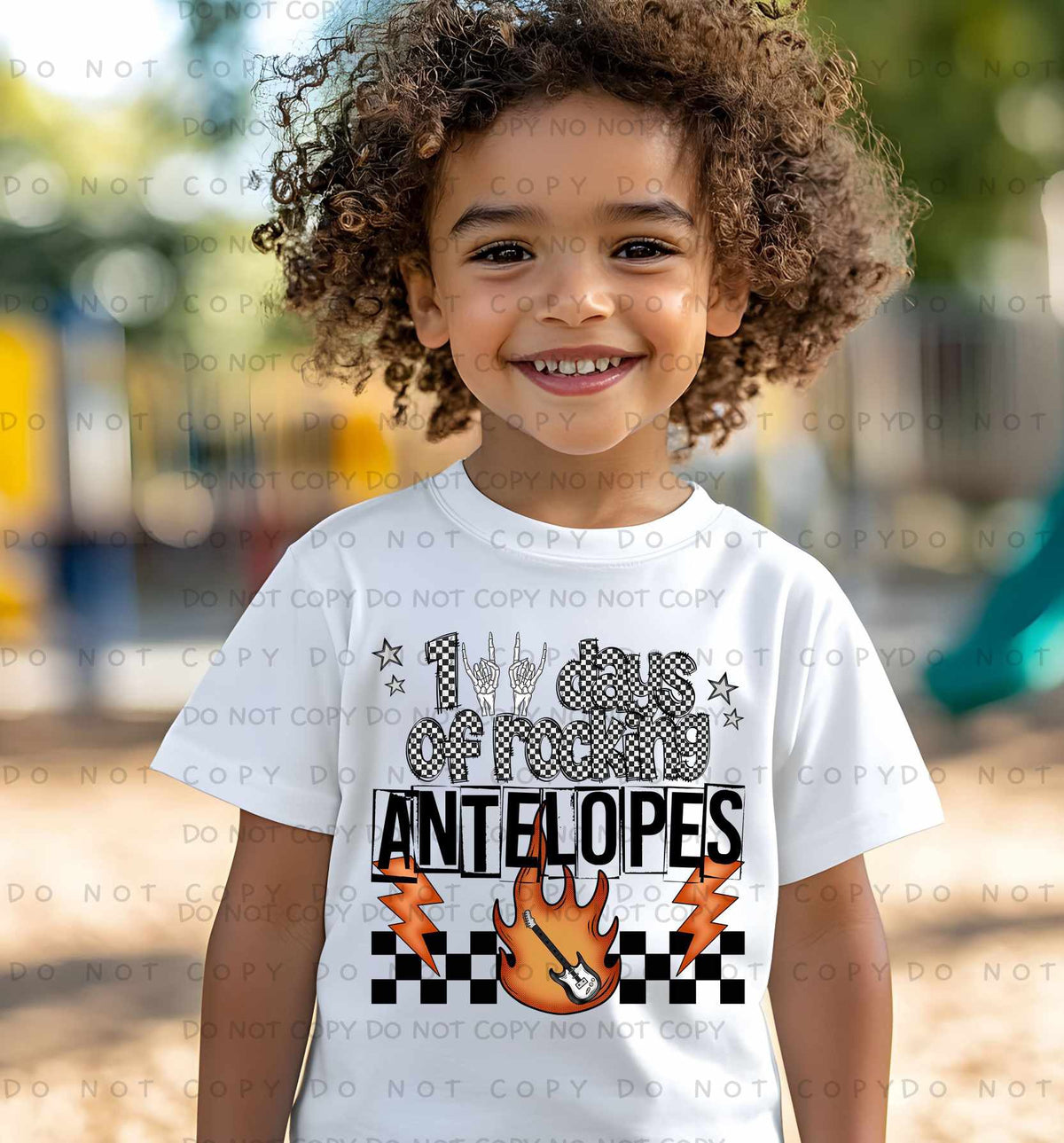 100 Days Of Rocking Antelopes 78284 DTF Transfer