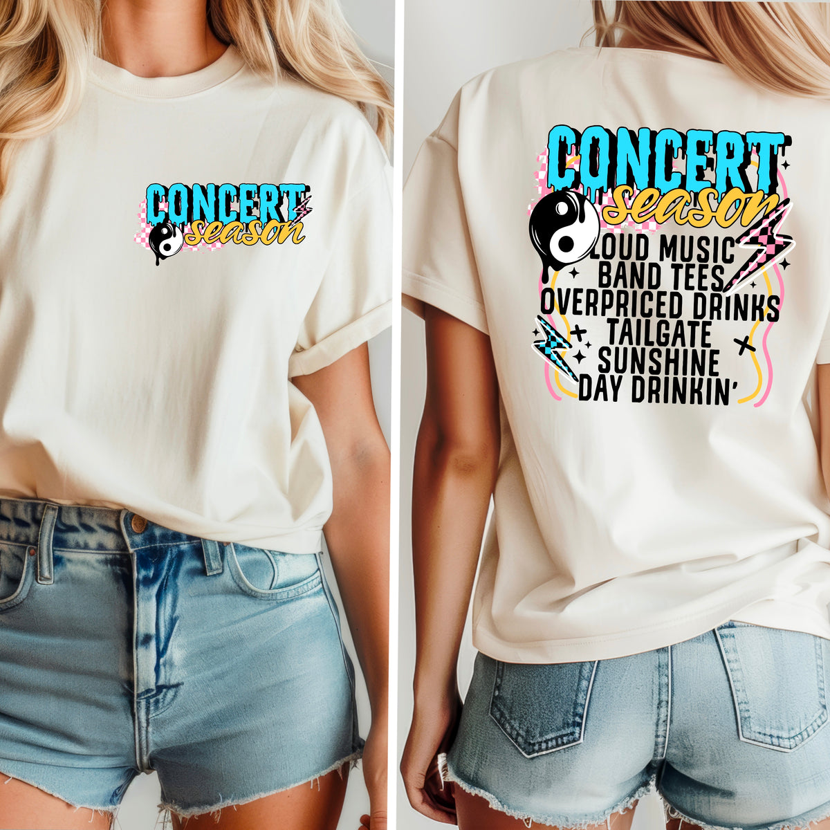 Concert season BACK ONLY  (CSC) 107154 DTF transfer