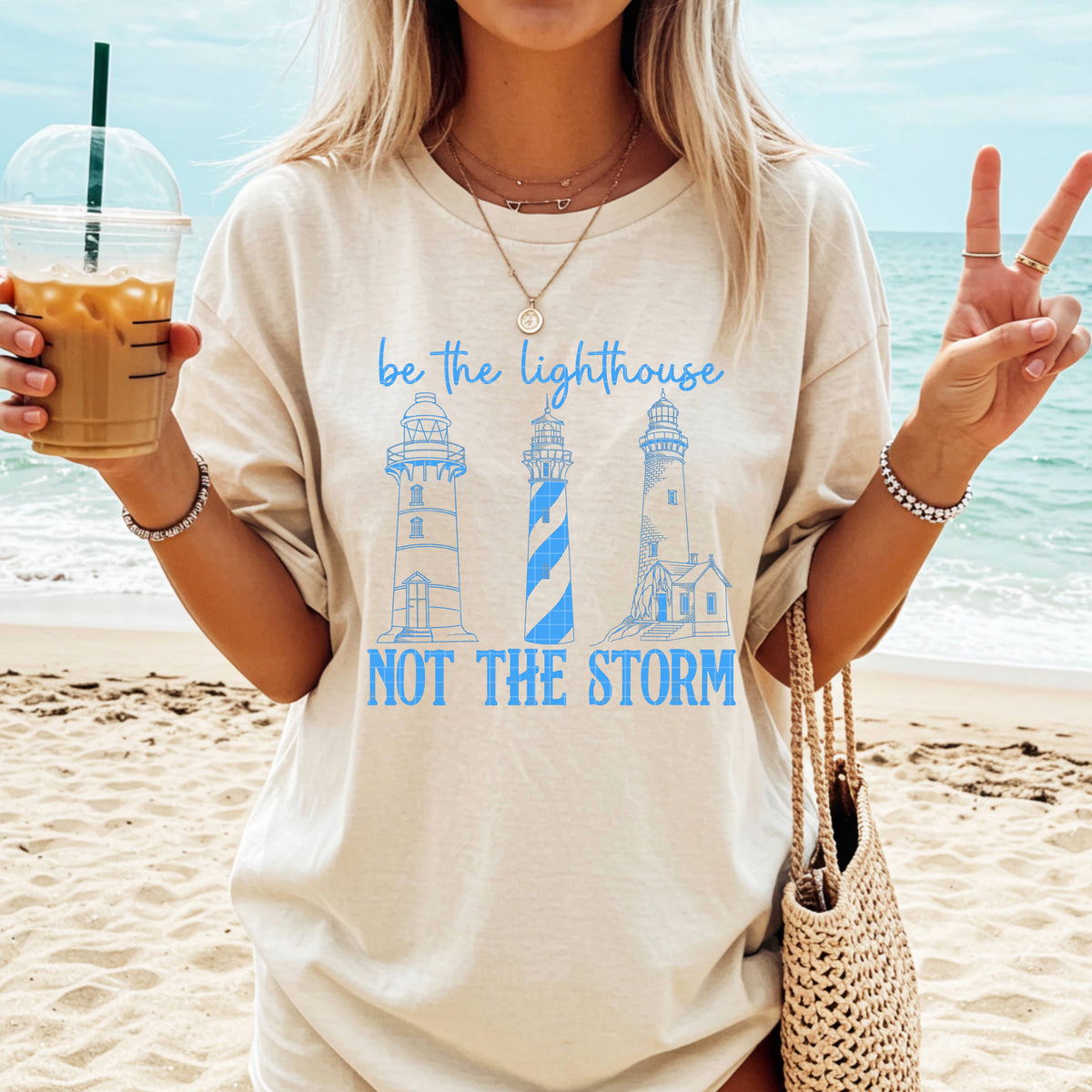Be the lighthouse (DD) dtf transfer