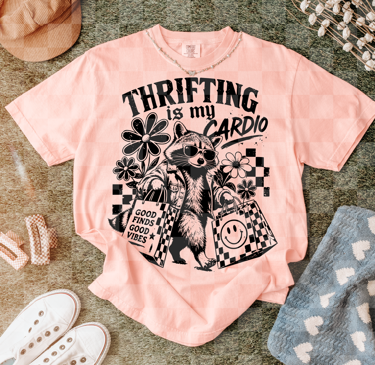 Thrifting is my cardio (Unhinged) DTF Transfer